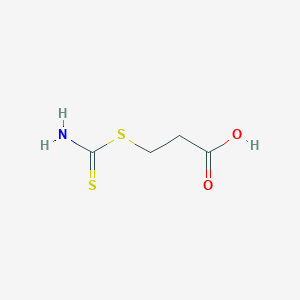 molecular formula C4H7NO2S2 B3023986 3-Carbamothioylsulfanylpropanoic acid CAS No. 4240-92-0