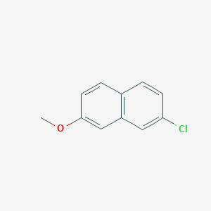 molecular formula C11H9ClO B3023988 2-Chloro-7-methoxynaphthalene CAS No. 67061-67-0