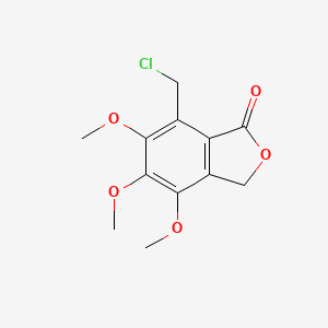 molecular formula C12H13ClO5 B3024001 7-(chloromethyl)-4,5,6-trimethoxy-2-benzofuran-1(3H)-one CAS No. 6547-34-8