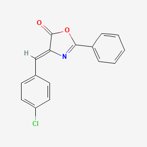 molecular formula C16H10ClNO2 B3024006 (Z)-4-(4-Chlorobenzylidene)-2-phenyloxazol-5(4H)-one CAS No. 57427-77-7