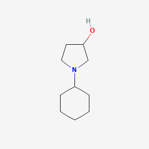 molecular formula C10H19NO B3024014 1-Cyclohexylpyrrolidin-3-ol CAS No. 51045-31-9
