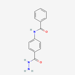 molecular formula C14H13N3O2 B3024019 N-[4-(Hydrazinocarbonyl)phenyl]benzamide CAS No. 146305-29-5