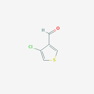 molecular formula C5H3ClOS B3024029 4-Chlorothiophene-3-carbaldehyde CAS No. 36155-89-2