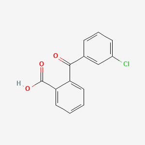 molecular formula C14H9ClO3 B3024030 2-(3-Chlorobenzoyl)benzoic acid CAS No. 13450-37-8