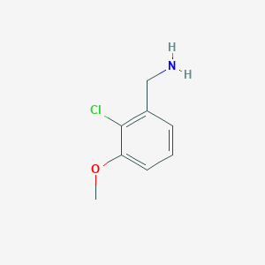 molecular formula C8H10ClNO B3024032 (2-氯-3-甲氧基苯基)甲胺 CAS No. 740790-70-9