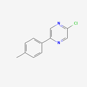 molecular formula C11H9ClN2 B3024049 2-Chloro-5-(p-tolyl)pyrazine CAS No. 412923-82-1