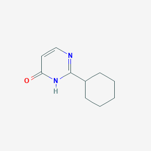 4(1H)-Pyrimidinone, 2-cyclohexyl-