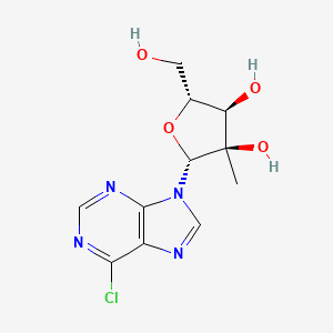 molecular formula C11H13ClN4O4 B3024057 (2R,3R,4R,5R)-2-(6-Chloro-9H-purin-9-yl)-5-(hydroxymethyl)-3-methyltetrahydrofuran-3,4-diol CAS No. 205171-05-7