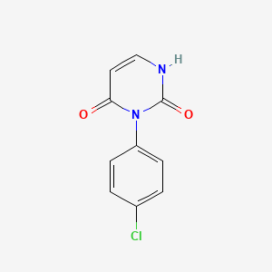 molecular formula C10H7ClN2O2 B3024061 3-(4-chlorophenyl)pyrimidine-2,4(1H,3H)-dione CAS No. 113094-28-3