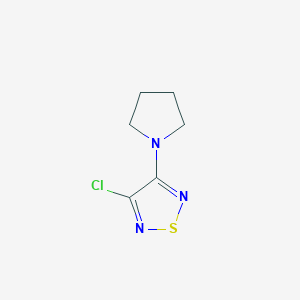 3-Chloro-4-(pyrrolidin-1-yl)-1,2,5-thiadiazole