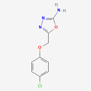 1,3,4-Oxadiazole, 2-amino-5-(p-chlorophenoxymethyl)-