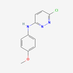 molecular formula C11H10ClN3O B3024092 6-氯-N-(4-甲氧基苯基)吡啶并-3-胺 CAS No. 61471-98-5