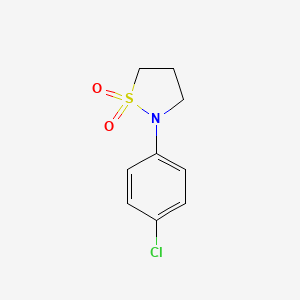 molecular formula C9H10ClNO2S B3024123 N-(4-Chlorophenyl)-1,3-propanesultam CAS No. 71703-13-4