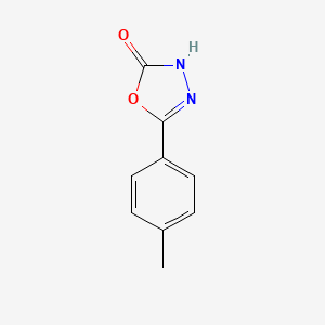 molecular formula C9H8N2O2 B3024147 5-(4-Methylphenyl)-1,3,4-oxadiazol-2-ol CAS No. 83725-78-4