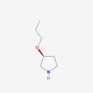 molecular formula C7H15NO B3024151 (S)-3-Propoxy-pyrrolidine CAS No. 880361-94-4
