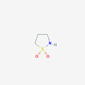 molecular formula C3H7NO2S B3024153 Isothiazolidine 1,1-dioxide CAS No. 5908-62-3
