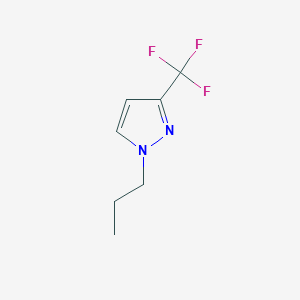 molecular formula C7H9F3N2 B3024156 1-Propyl-3-(trifluoromethyl)pyrazole CAS No. 1033132-02-3