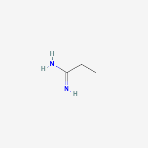 molecular formula C3H8N2 B3024157 Propanimidamide CAS No. 39800-84-5