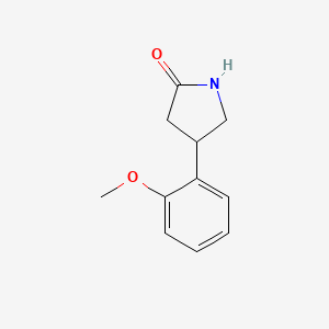 molecular formula C11H13NO2 B3024161 4-(2-Methoxyphenyl)pyrrolidin-2-one CAS No. 1020718-50-6