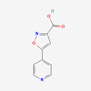 molecular formula C9H6N2O3 B3024177 5-(4-Pyridyl)isoxazole-3-carboxylic Acid CAS No. 893638-41-0