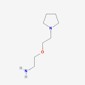 B3024191 2-(2-Pyrrolidin-1-yl-ethoxy)-ethylamine CAS No. 160687-47-8