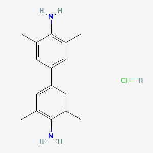 molecular formula C16H21ClN2 B3024199 3,3',5,5'-Tetramethyl-[1,1'-biphenyl]-4,4'-diamine hydrochloride CAS No. 1184980-29-7