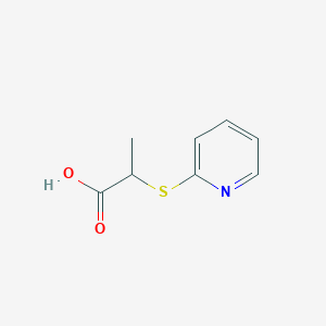 2-(Pyridin-2-ylthio)propanoic acid