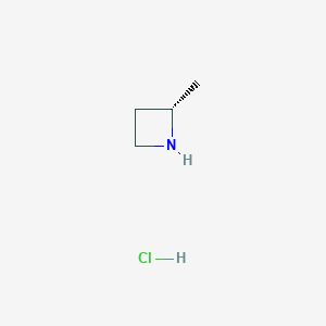 molecular formula C4H10ClN B3024241 (s)-2-Methylazetidine hydrochloride CAS No. 935669-67-3