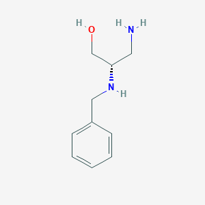 molecular formula C10H16N2O B3024245 (S)-3-Amino-2-(benzylamino)propan-1-ol CAS No. 1260587-77-6