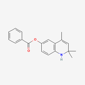 molecular formula C19H19NO2 B3024253 2,2,4-三甲基-1,2-二氢喹啉-6-基苯甲酸酯 CAS No. 300701-26-2