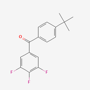 4-Tert-butyl-3',4',5'-trifluorobenzophenone