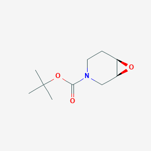 molecular formula C10H17NO3 B3024264 (1S,6R)-tert-Butyl 7-oxa-3-azabicyclo[4.1.0]heptane-3-carboxylate CAS No. 1268521-10-3