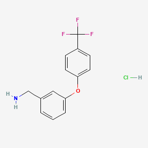 3-[4-(Trifluoromethyl)phenoxy]benzylamine hydrochloride