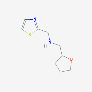molecular formula C9H14N2OS B3024282 (Tetrahydro-furan-2-ylmethyl)-thiazol-2-ylmethyl-amine CAS No. 474448-93-6