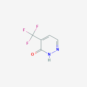 molecular formula C5H3F3N2O B3024285 4-(trifluoromethyl)pyridazin-3(2H)-one CAS No. 749258-95-5