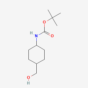 molecular formula C12H23NO3 B3024289 叔丁基（反式-4-（羟甲基）环己基）氨基甲酸酯 CAS No. 223131-01-9