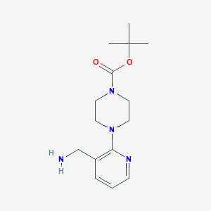 Tert-butyl 4-[3-(aminomethyl)pyridin-2-yl]piperazine-1-carboxylate
