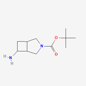 molecular formula C11H20N2O2 B3024314 3-Boc-6-amino-3-azabicyclo[3.2.0]heptane CAS No. 1427453-91-5