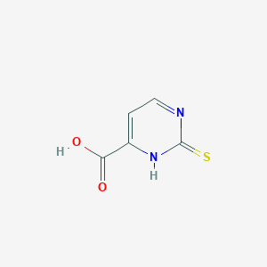 molecular formula C5H4N2O2S B3024321 2-Sulfanylidene-2,3-dihydropyrimidine-4-carboxylic acid CAS No. 6972-13-0