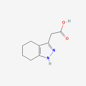 molecular formula C9H12N2O2 B3024328 2-(4,5,6,7-tetrahydro-1H-indazol-3-yl)acetic acid CAS No. 196100-87-5