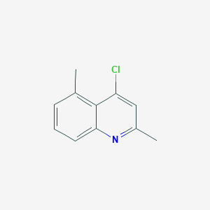 molecular formula C11H10ClN B3024344 4-Chloro-2,5-dimethylquinoline CAS No. 63136-63-0