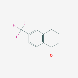 molecular formula C11H9F3O B3024351 6-(Trifluoromethyl)-3,4-dihydronaphthalen-1(2H)-one CAS No. 62620-71-7