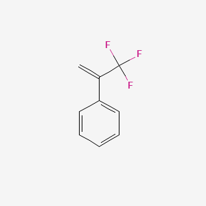 molecular formula C9H7F3 B3024352 alpha-(Trifluoromethyl)styrene CAS No. 384-64-5