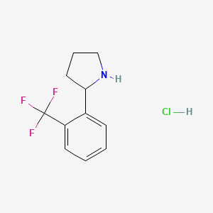 2-(2-(Trifluoromethyl)phenyl)pyrrolidine hydrochloride