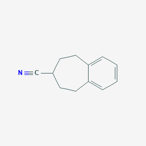 6,7,8,9-tetrahydro-5H-benzo[7]annulene-7-carbonitrile