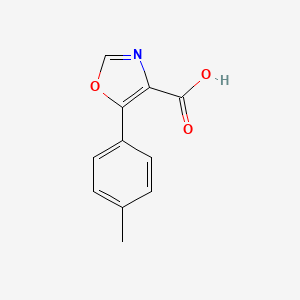 molecular formula C11H9NO3 B3024379 5-P-Tolyl-oxazole-4-carboxylic acid CAS No. 89205-04-9