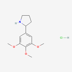 2-(3,4,5-Trimethoxyphenyl)pyrrolidine hydrochloride