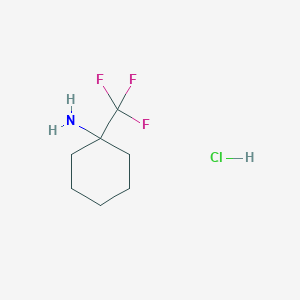 molecular formula C7H13ClF3N B3024391 1-(Trifluoromethyl)cyclohexan-1-amine hydrochloride CAS No. 1311315-20-4
