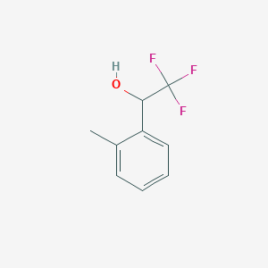 molecular formula C9H9F3O B3024397 2,2,2-Trifluoro-1-(O-tolyl)ethanol CAS No. 438-24-4
