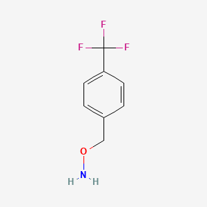 O-{[4-(trifluoromethyl)phenyl]methyl}hydroxylamine